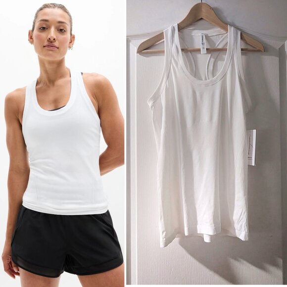 Athleta | Momentum Seamless Tank In White (Medium) - Picture 1 of 12